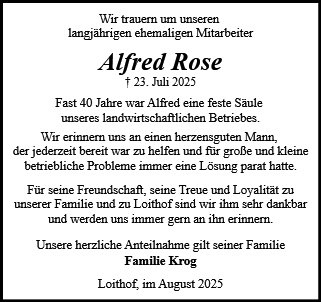 Alfred Rose