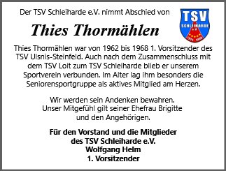 Thies Thormählen