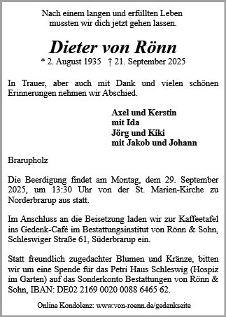 Dieter von Rönn