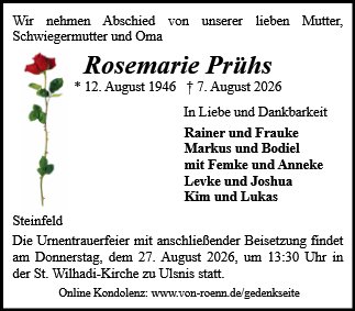 Rosemarie Prühs