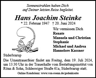 Hans Joachim Steinke