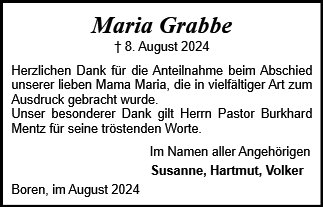 Maria Grabbe