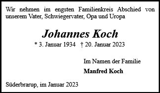 Johannes Koch