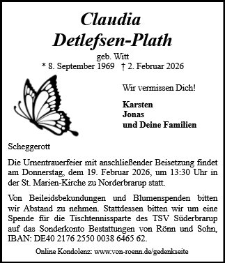 Claudia Detlefsen-Plath