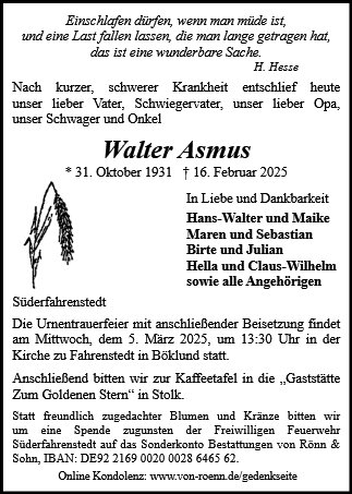 Walter Asmus