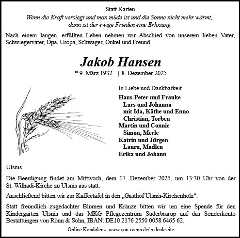 Jakob Hansen