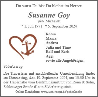 Susannne Goy