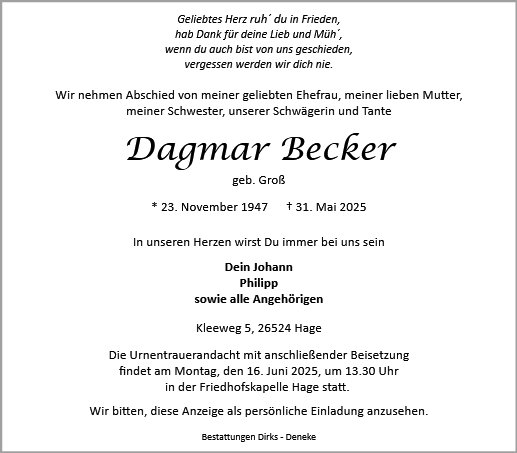 Dagmar Becker