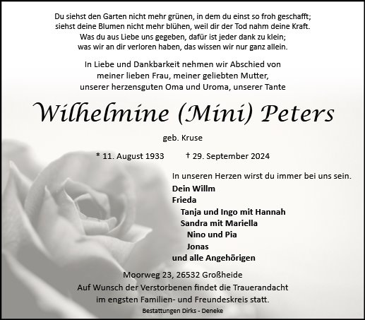 Wilhelmine Peters