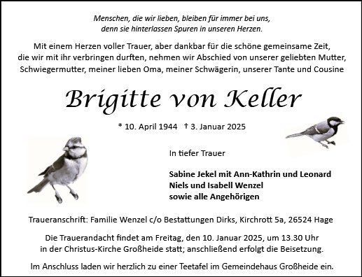 Brigitte von Keller