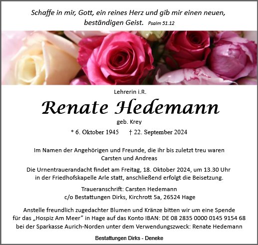 Renate Hedemann