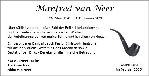 Manfred van Neer
