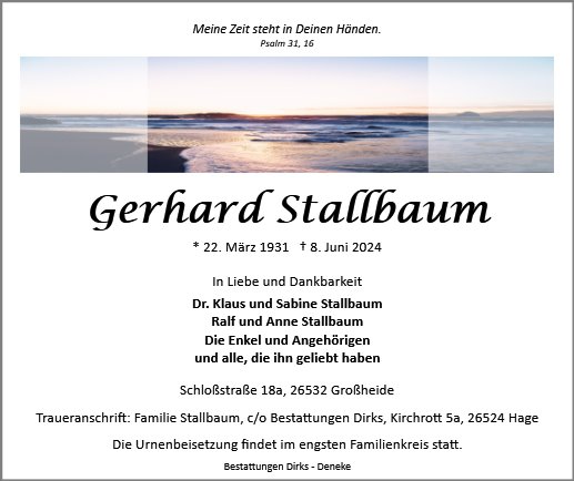 Gerhard Stallbaum