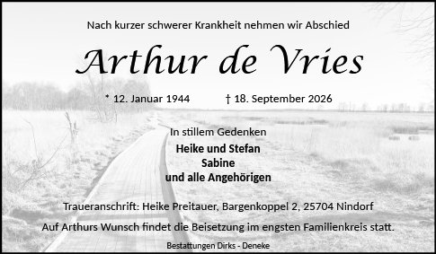 Arthur de Vries