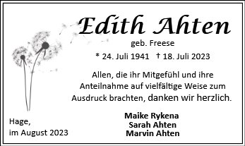 Edith Ahten