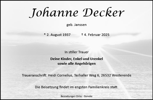 Johanne Decker