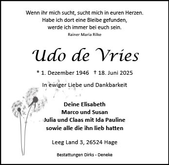 Udo de Vries