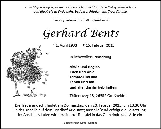 Gerhard Bents