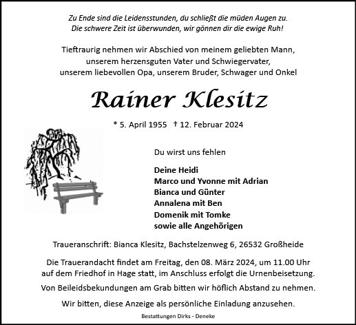 Rainer Klesitz