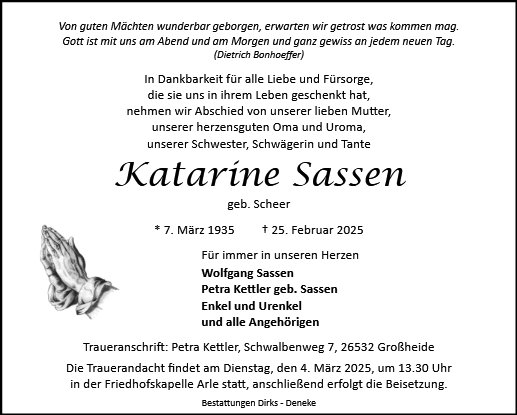 Katarine Sassen