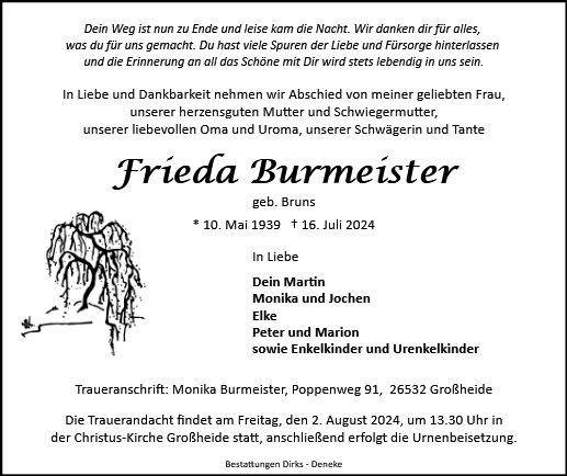 Frieda Burmeister