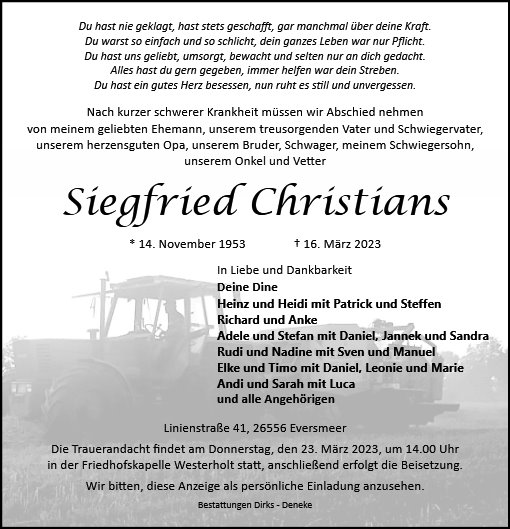 Siegfried Christians