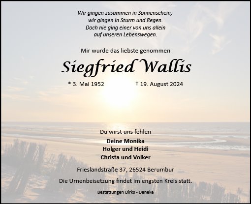 Siegfried Wallis