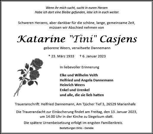 Katarine Casjens