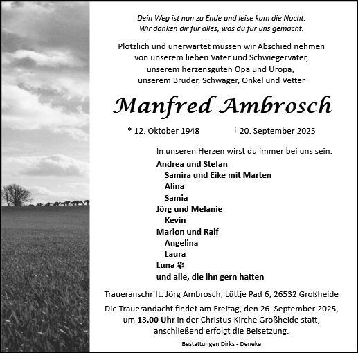 Manfred Ambrosch