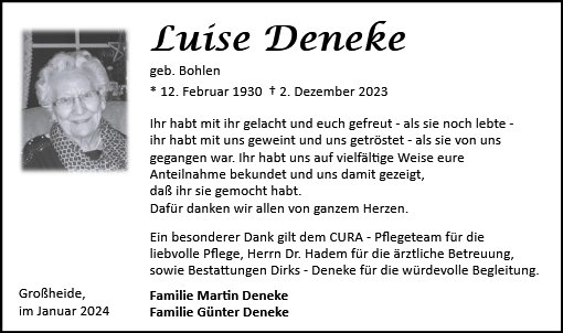 Luise Deneke