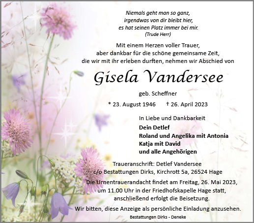 Gisela Vandersee