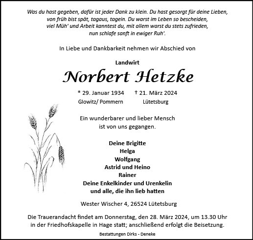 Norbert Hetzke
