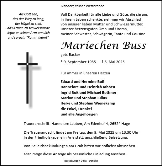 Mariechen Buss