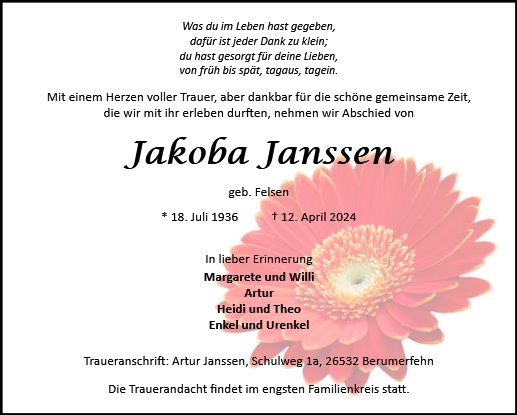 Jakoba Janssen
