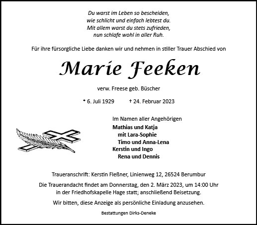 Marie Feeken