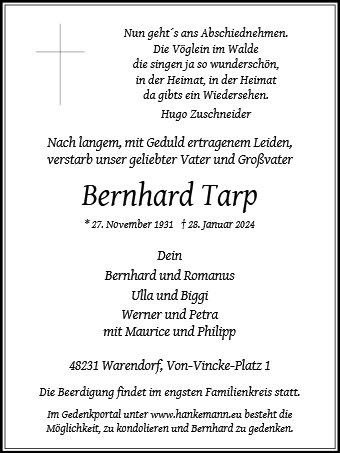 Bernhard Tarp