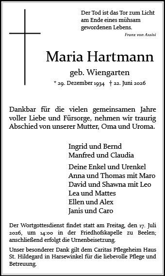 Maria Hartmann