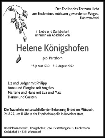 Helene Königshofen