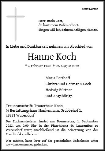 Hanne Koch