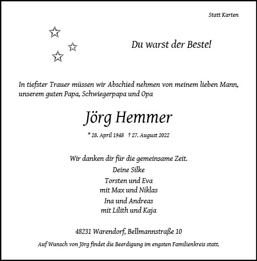 Jörg Hemmer