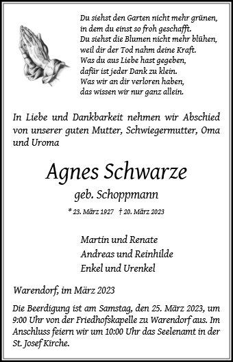 Agnes Schwarze