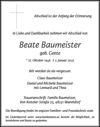 Beate Baumeister