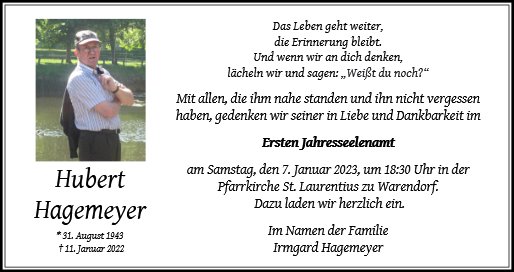 Hubert Hagemeyer