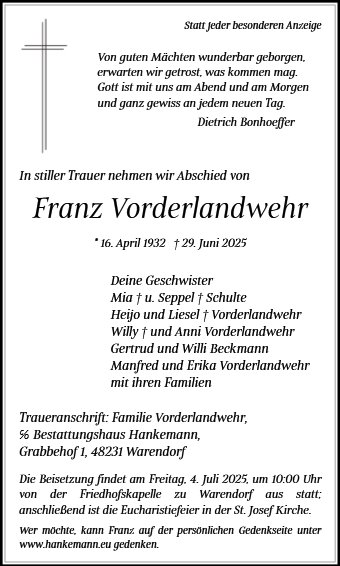 Franz Vorderlandwehr