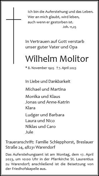 Wilhelm Molitor