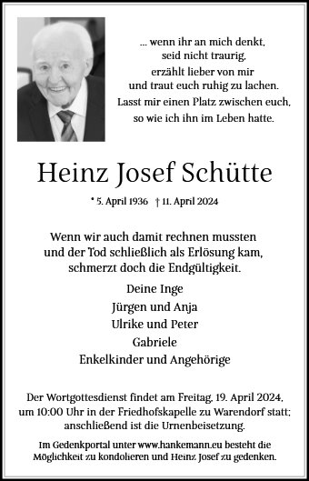 Heinz Josef Schütte