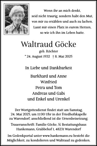 Waltraud Göcke