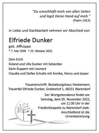 Elfriede Dunker