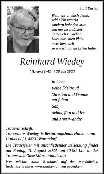 Reinhard Wiedey