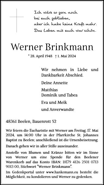 Werner Brinkmann